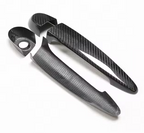 Carbon Fiber Exterior Door Handle Covers - BMW E & F Chassis BM Plugs