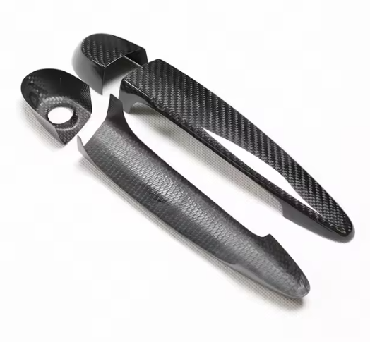 Carbon Fiber Exterior Door Handle Covers - BMW E & F Chassis BM Plugs