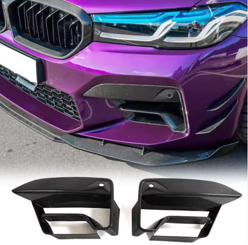 Carbon Fiber Front Bumper Air Ducts - BMW F90 M5 LCI BM Plugs