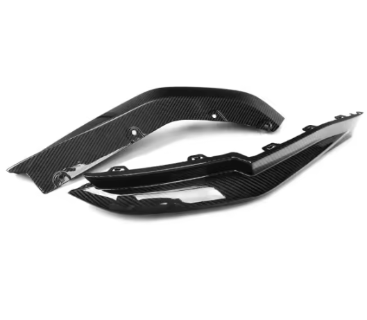 OEM Style Carbon Fiber Rear Canard Splitters - BMW G80 M3 & G82/G83 M4 BM Plugs