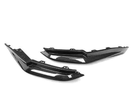 MP Style Carbon Fiber Rear Canard Splitters - BMW G80 M3 & G82/G83 M4 BM Plugs