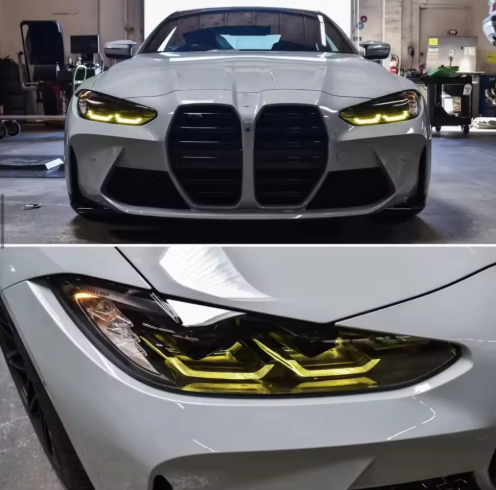 CSL Yellow DRL LED Module Set - BMW G80 M3 & G82/G83 M4 BM Plugs