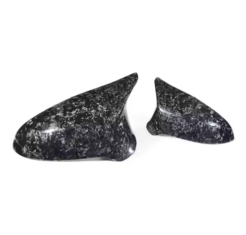 Forged Carbon Fiber Mirror Cap Set - BMW F80 M3, F82 / F83 M4, & F87 M2C BM Plugs