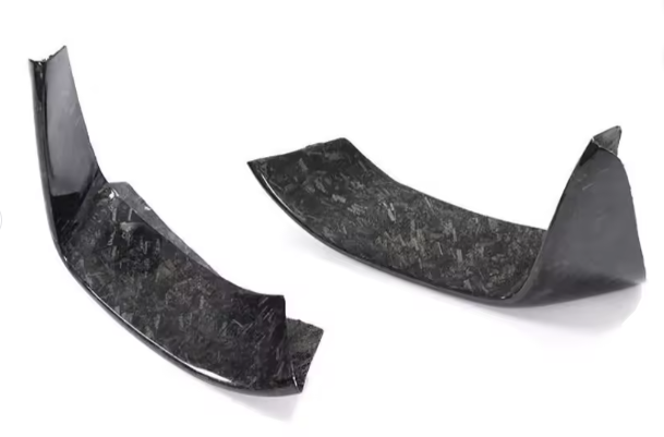 MP Style Forged Carbon Front Lower Splitters - BMW F80 M3 & F82 / F83 M4 BM Plugs