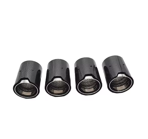 MP Style Carbon Fiber Exhaust Tip BM Plugs