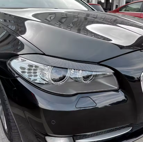 Carbon Fiber Eyelid Headlight Trim - BMW F10 M5 & 5 Series BM Plugs