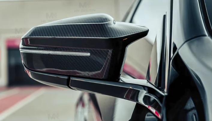 M Style Carbon Fiber Mirror Cap Set - BMW G90/G99 M5 BM Plugs