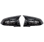 M Style Carbon Fiber Mirror Cap Set - BMW F30 3 Series, F32 4 Series, F22 2 Series BM Plugs