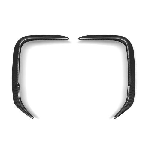 SQ Style Carbon Fiber Rear Side Canards - BMW F97 X3M LCI BM Plugs