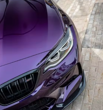 Carbon Fiber Eyelid Headlight Trim - BMW F87 M2 & F22 / F23 2 Series BM Plugs