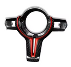 Carbon Fiber Steering Wheel Trim - BMW F Chassis BM Plugs