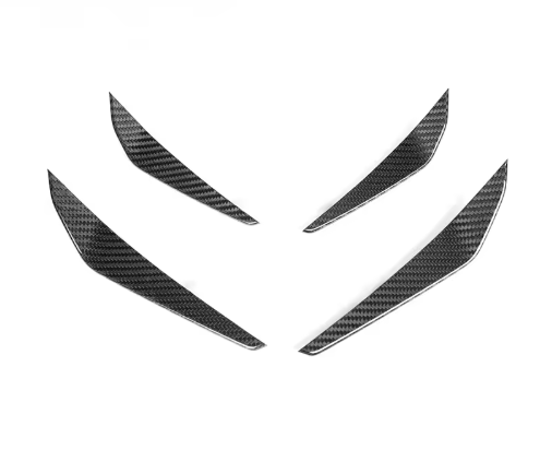 G8X M3 M4 Carbon Fiber Front Canards BM Plugs