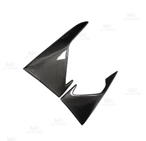 Carbon Fiber Front Upper Splitters - BMW F87 M2 BM Plugs