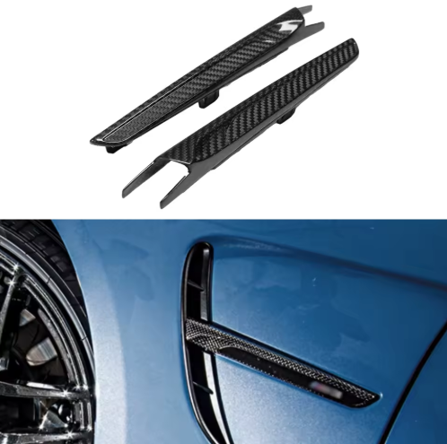 Carbon Fiber Fender Vent Trim Set - BMW F80 M3 & F82 / F83 M4 BM Plugs