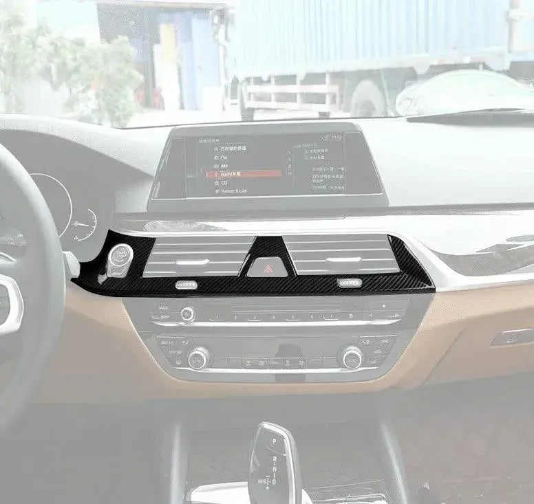 Carbon Fiber Center Console Panel Trim - BMW F90 M5 & G30 5 Series BM Plugs