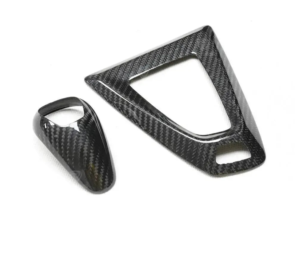 Carbon Fiber Gear Shifter Trims - BMW M F Chassis BM Plugs