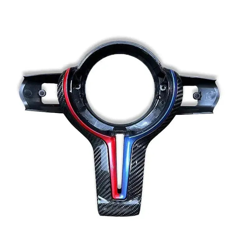 Carbon Fiber Steering Wheel Trim - BMW F Chassis BM Plugs