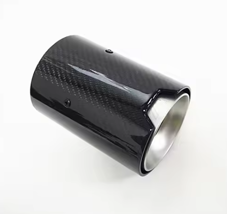 MP Style Carbon Fiber Exhaust Tip BM Plugs