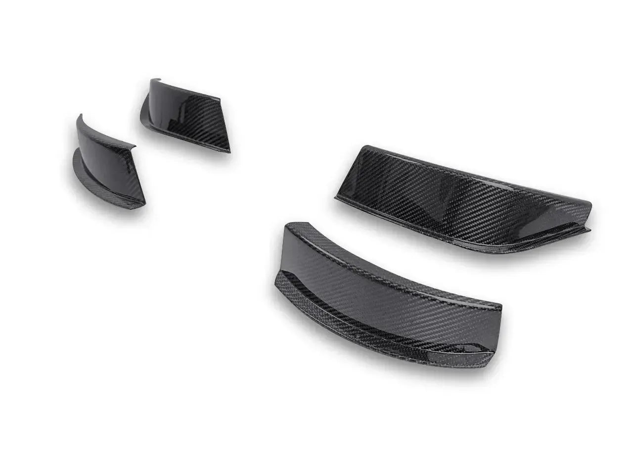 G8X M3 M4 Carbon Fiber Front Canards BM Plugs