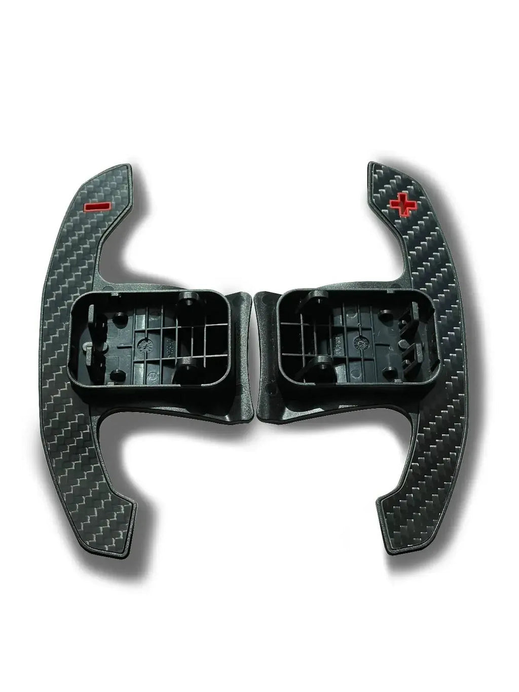 MP Style Carbon Fiber Shift Paddle Set BM Plugs