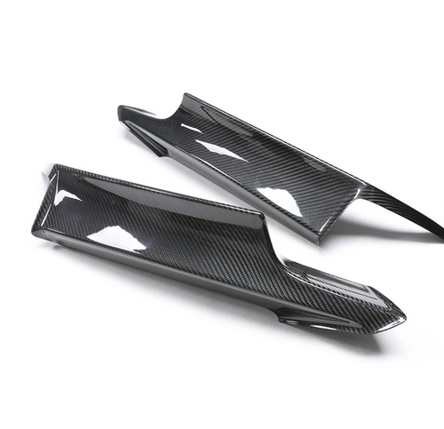 MP Style Carbon Fiber Front Lower Splitter - BMW F30 3 Series BM Plugs