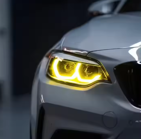 CSL Yellow Headlight DRL Module - BMW F87 M2 & F22/F23 2 Series BM Plugs