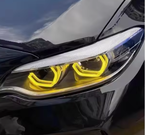 CSL Yellow Headlight DRL Module - BMW F87 M2 & F22/F23 2 Series BM Plugs