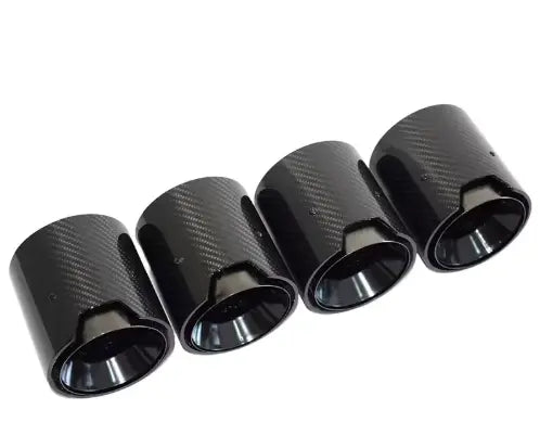 MP Style Carbon Fiber Exhaust Tip Set - BMW G80 M3, G82/G83 M4 & G87 M2 BM Plugs