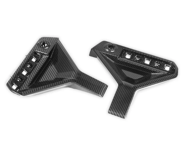 Carbon Fiber Rear Reflector Trim - BMW G87 M2 BM Plugs