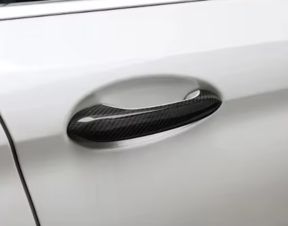 Carbon Fiber Exterior Door Handle Covers - BMW G Chassis BM Plugs