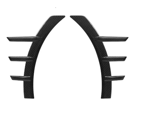 MP Style Carbon Fiber Front Fender Arch Trim - BMW G87 M2 BM Plugs