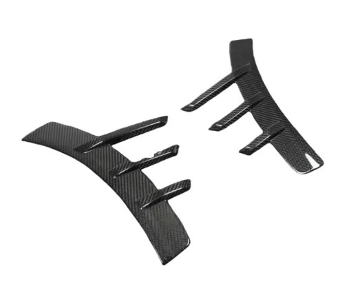 MP Style Carbon Fiber Rear Fender Arch Trim - BMW G87 M2 BM Plugs