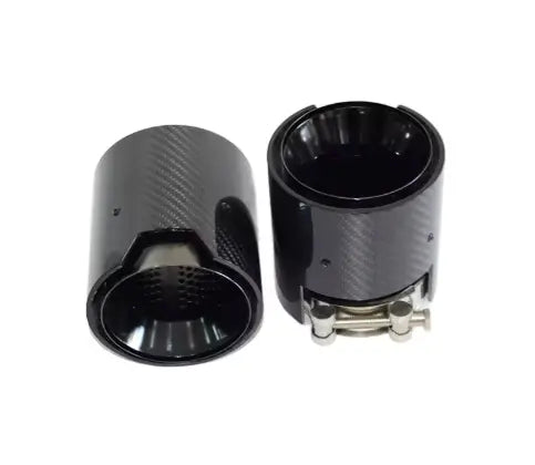 MP Style Carbon Fiber Exhaust Tip Set - BMW G80 M3, G82/G83 M4 & G87 M2 BM Plugs