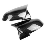 M Style Carbon Fiber Mirror Cap Set - BMW F30 3 Series, F32 4 Series, F22 2 Series BM Plugs