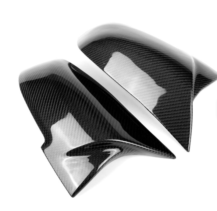M Style Carbon Fiber Mirror Cap Set - BMW F30 3 Series, F32 4 Series, F22 2 Series BM Plugs
