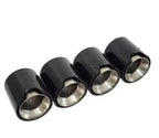 MP Style Carbon Fiber Exhaust Tip Set - BMW G80 M3, G82/G83 M4 & G87 M2 BM Plugs
