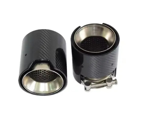 MP Style Carbon Fiber Exhaust Tip Set - BMW G80 M3, G82/G83 M4 & G87 M2 BM Plugs