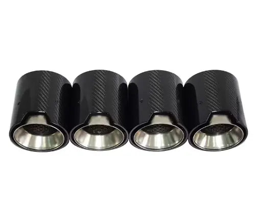 MP Style Carbon Fiber Exhaust Tip Set - BMW G80 M3, G82/G83 M4 & G87 M2 BM Plugs
