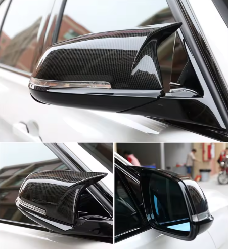 M Style Carbon Fiber Mirror Cap Set - BMW F30 3 Series, F32 4 Series, F22 2 Series BM Plugs