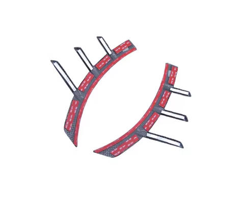 MP Style Carbon Fiber Front Fender Arch Trim - BMW G87 M2 BM Plugs