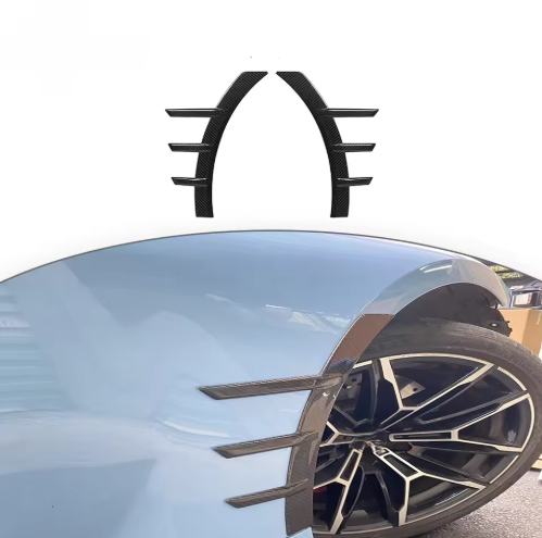 MP Style Carbon Fiber Front Fender Arch Trim - BMW G87 M2 BM Plugs